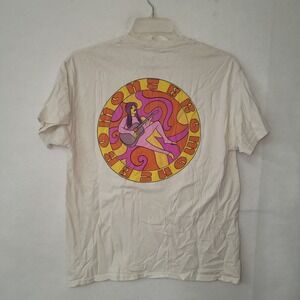 Lil Nas X Graphic T Shirt Cream White Short Sleeve‎ Music Merch Adult Size Large